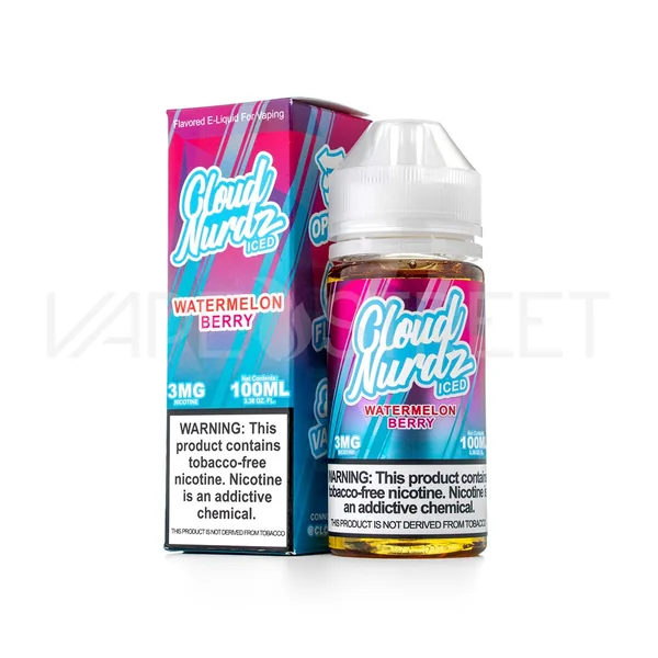 Cloud Nurdz Iced TFN Watermelon Berry (100ml)