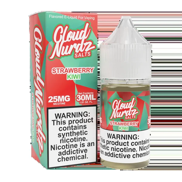 Cloud Nurdz Salt Strawberry Kiwi (Salt Nicotine) – 30mL