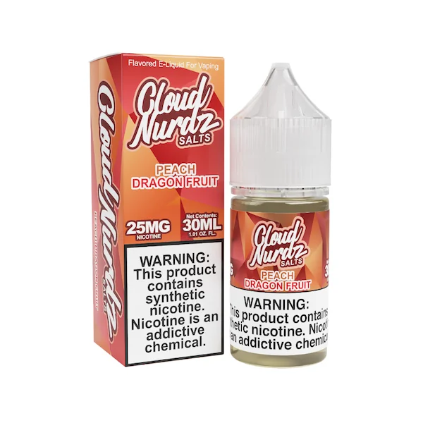 Cloud Nurdz Salts Peach Dragonfruit