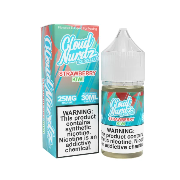 Cloud Nurdz Salts Strawberry Kiwi ICED