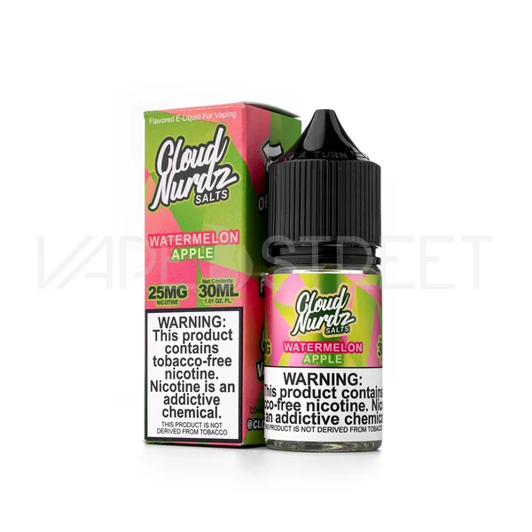 Cloud Nurdz TFN Salts Watermelon Apple (30ml)