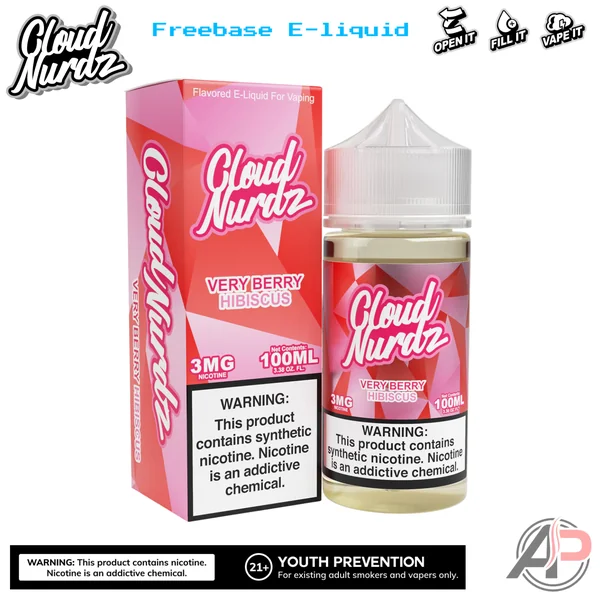 Cloud Nurdz Very Berry Hibiscus E-Liquid 100mL