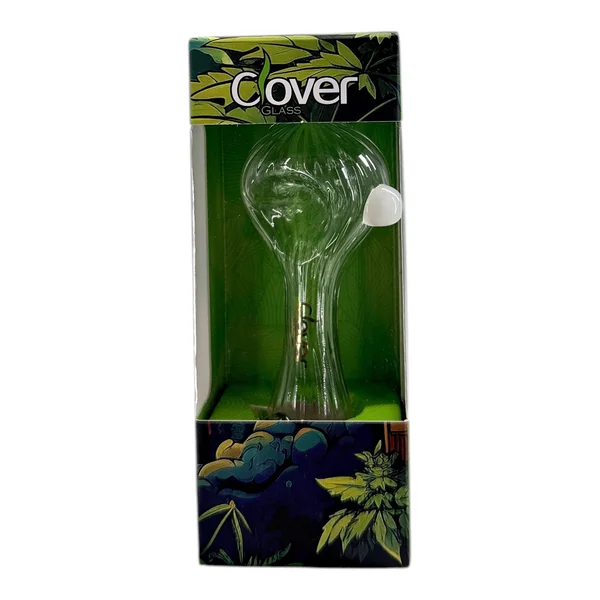 Clover 4 Inch Decal Diamond Tube Hand Pipe