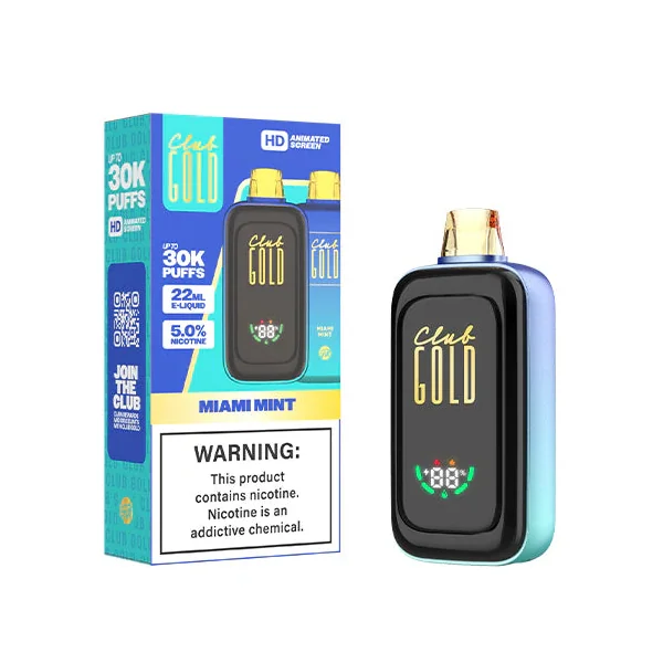 Club Gold 30k Puff Dispoasble Vape - Image 2