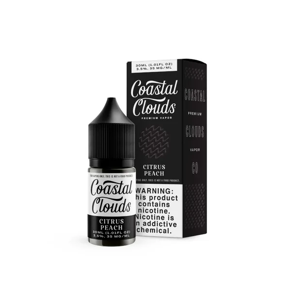 Coastal Clouds Citrus Peach 30ml Salt E-Juice
