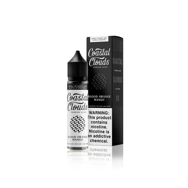 Coastal Clouds E-Liquid - Blood Orange Mango (Snow Cone)