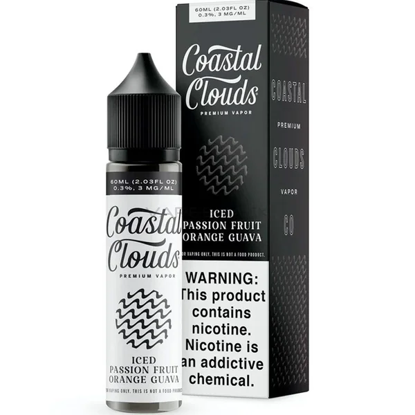 Coastal Clouds - Ice Passion Fruit Orange Guava - 60ML - Image 2