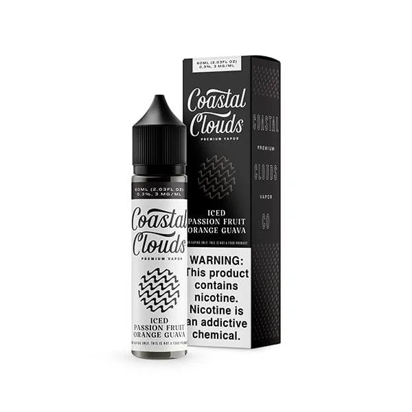 Coastal Clouds ICED Passion Fruit Orange Guava 60ml Vape Juice