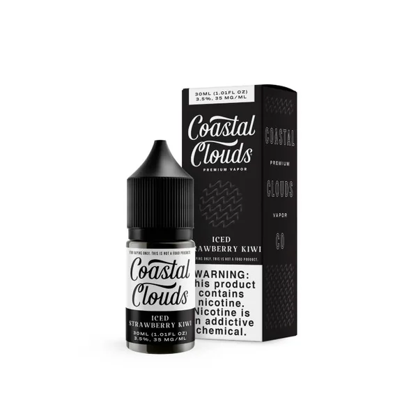 Coastal Clouds Iced Strawberry Kiwi 30ml Salt E-Juice