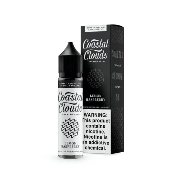 Coastal Clouds Lemon Raspberry 60ml Vape Juice
