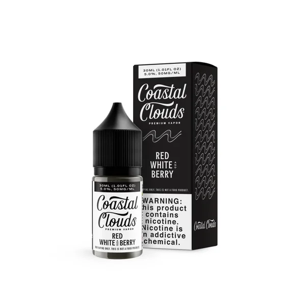 Coastal Clouds Red White & Berry (Bom Pop) 30ml Salt E-Juice