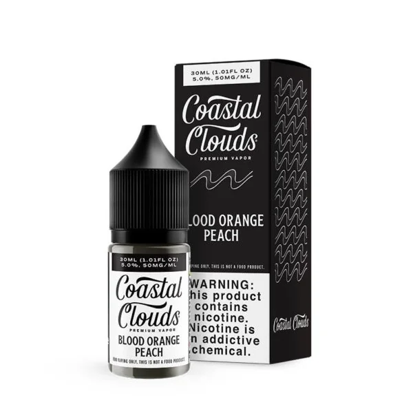 Coastal Clouds Salt Blood Orange Peach eJuice