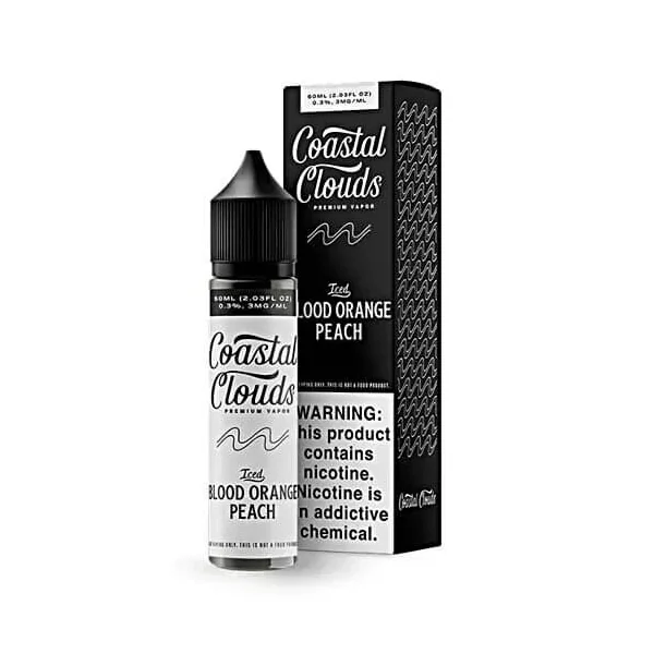 Coastal Clouds Salt Blood Orange Peach Iced E-Liquid 30ml