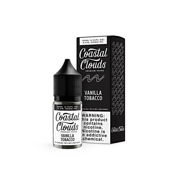Coastal Clouds Salt Vanilla Tobacco E-Liquid 30ml
