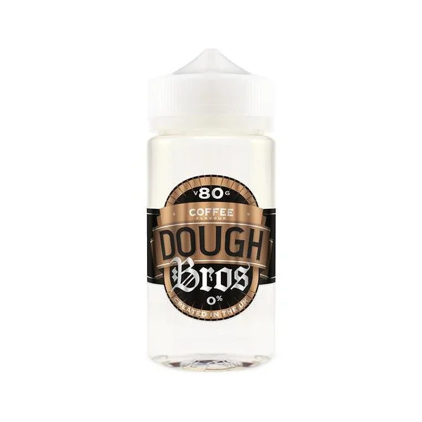 Coffee Dough Bros E Liquid 80ml Shortfill By Dough Bros