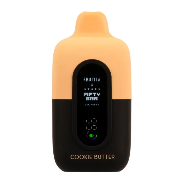 Cookie Butter FRUITIA X Fifty Bar 20K - Vaperushusa Online Vape Store
