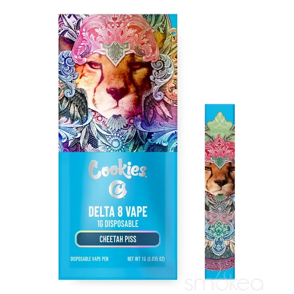 Cookies 1g Delta 8 Disposable Vape - Cheetah Piss
