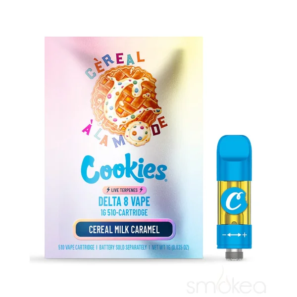 Cookies 1g Delta 8 Vape Cartridge w/ Live Terpenes - Cereal a la Mode
