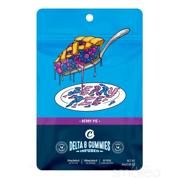 Cookies 25mg Delta 8 Gummies - Berry Pie (20-Pack)