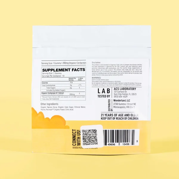 Cordyceps Mushroom Gummies for Energy - Image 2