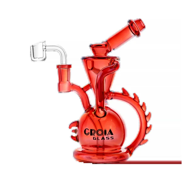 Croia Glass 10" Dragon Spine Recycler Dab Rig | Croia Glass - Image 2