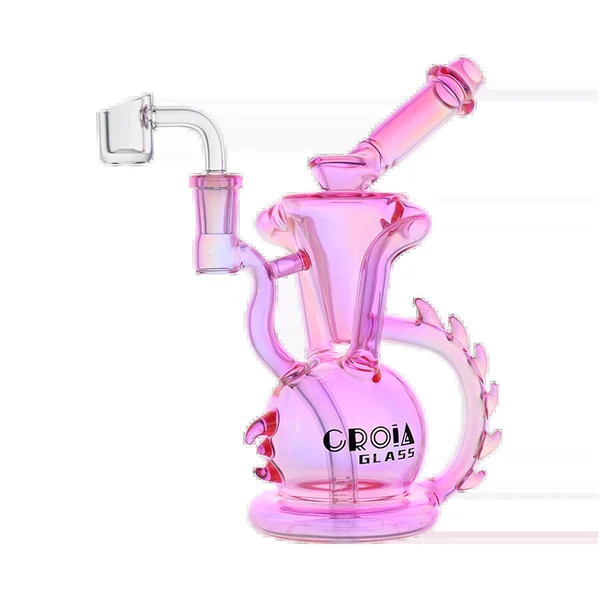 Croia Glass 10" Dragon Spine Recycler Dab Rig | Croia Glass - Image 3
