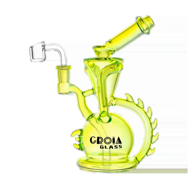 Croia Glass 10" Dragon Spine Recycler Dab Rig | Croia Glass - Image 4