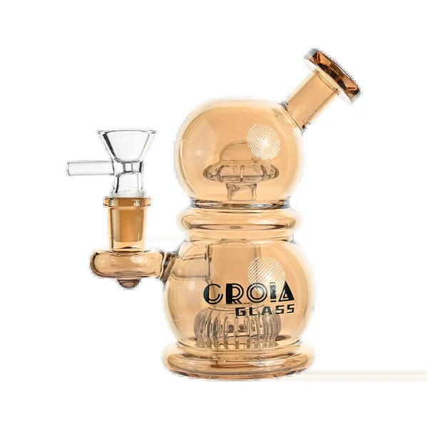 Croia Glass 6" Mini Egg Dab Rig with Crown Perc | Croia Glass - Image 2