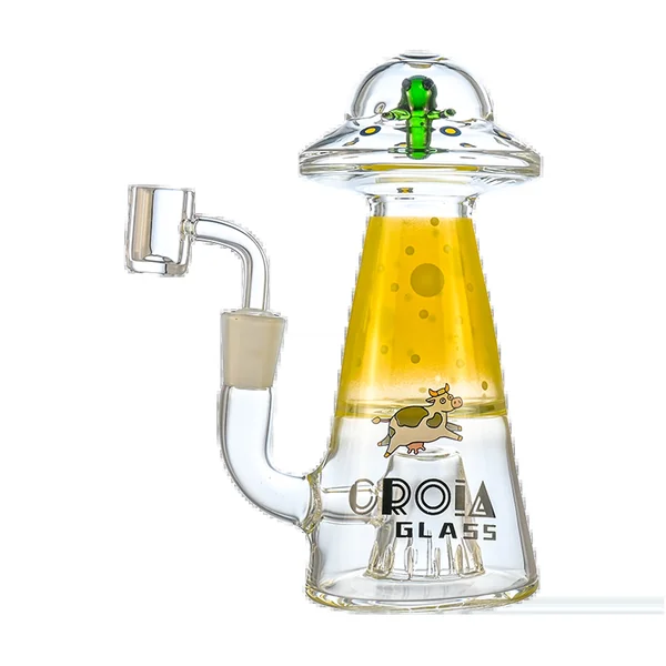 Croia Glass UFO Alien Dab Rig with Showerhead Perc | Croia Glass - Image 3