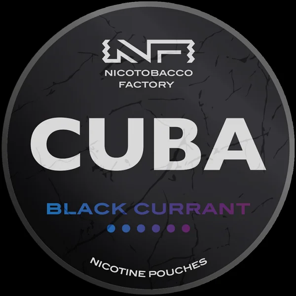 Cuba Black Line Blackcurrant Nicotine Pouches 43mg (5 Pack)