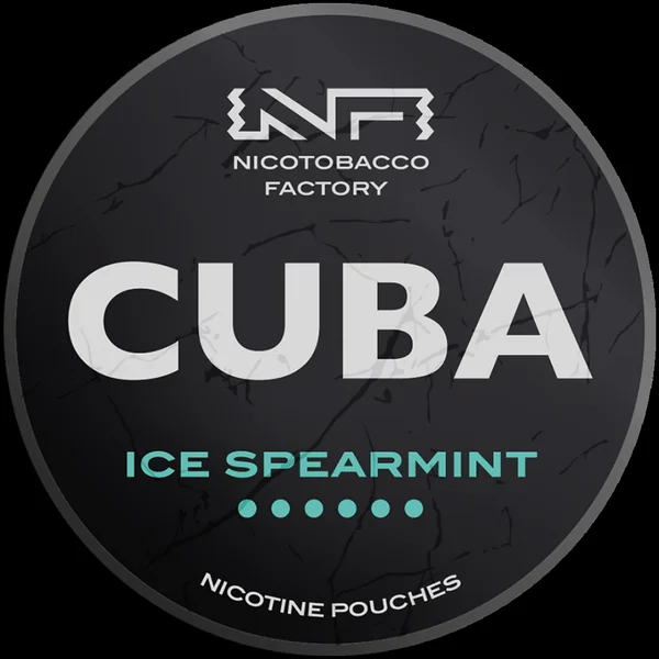 Cuba Black Line Ice Spearmint Nicotine Pouches 43mg (5 Pack)