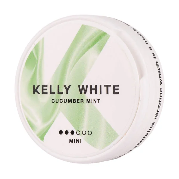 Cucumber Mint Mini Nicotine Pouches by Kelly White