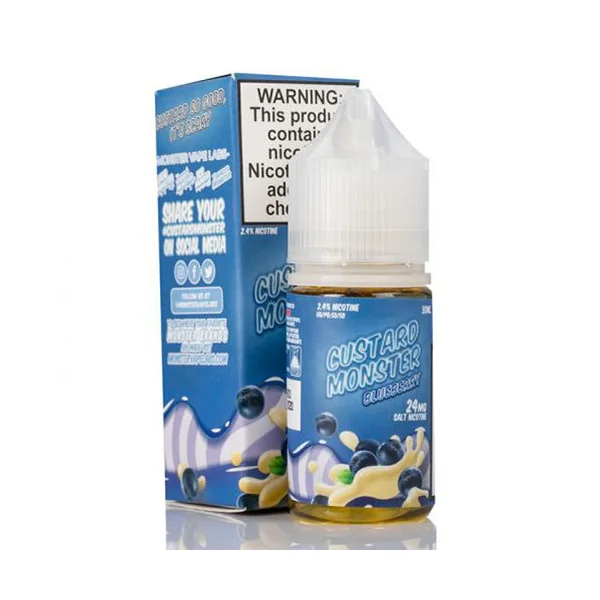 Custard Monster Blueberry by Jam Monster Salt 30ml