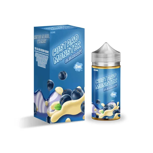 Custard Monster Blueberry Custard 100ml E-Juice by Jam Monster