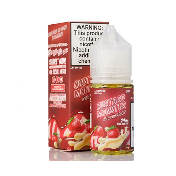 Custard Monster Strawberry by Jam Monster Salt 30ml