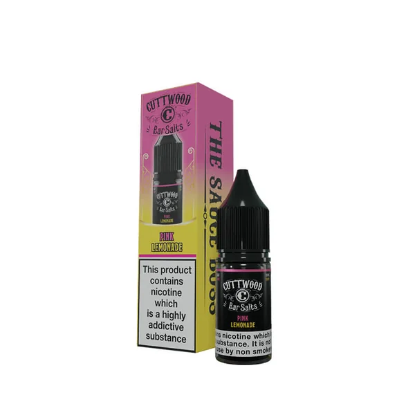 Cuttwood Bar Salts Pink Lemonade 10ml Nic Salt E-Liquid - Image 2
