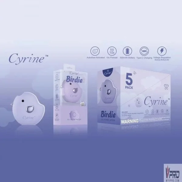 Cyrine Birdie 510 Vape Battery - Image 3