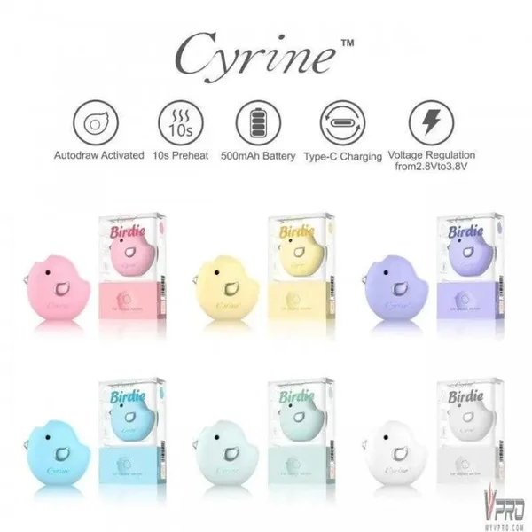 Cyrine Birdie 510 Vape Battery - Image 10
