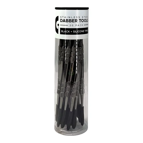 Dank Glass Stainless Steel Dabber Tool with Silicone Tips - Image 3