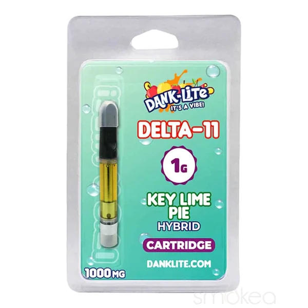 Dank Lite 1g Delta 11 Vape Cartridge - Key Lime Pie