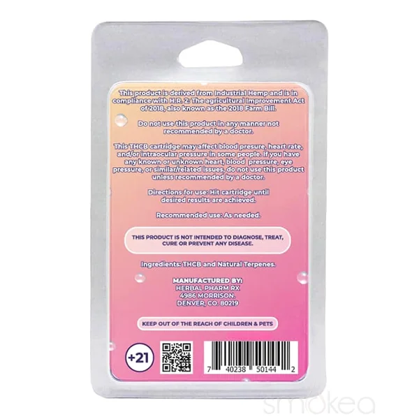 Dank Lite 1g THCB Vape Cartridge - Purple Champagne - Image 3