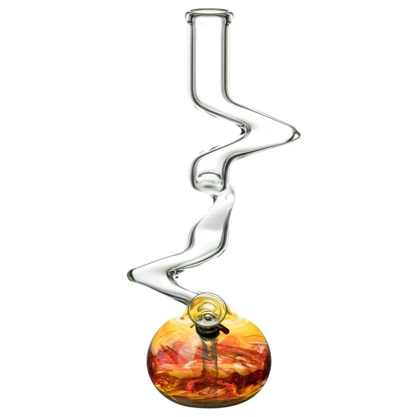 DankStop 12" Raked Zig Zag Bubble Base Bong - Image 2