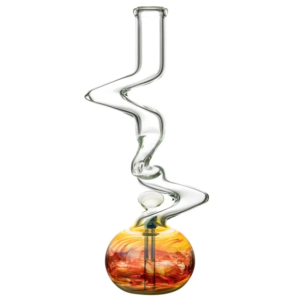 DankStop 12" Raked Zig Zag Bubble Base Bong - Image 3