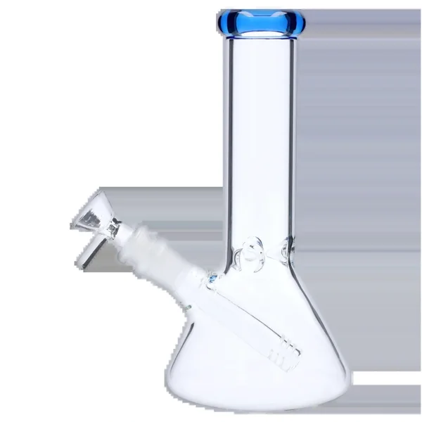 DankStop 4mm Beaker with Colored Mouthpiece - 8 in. - Image 3