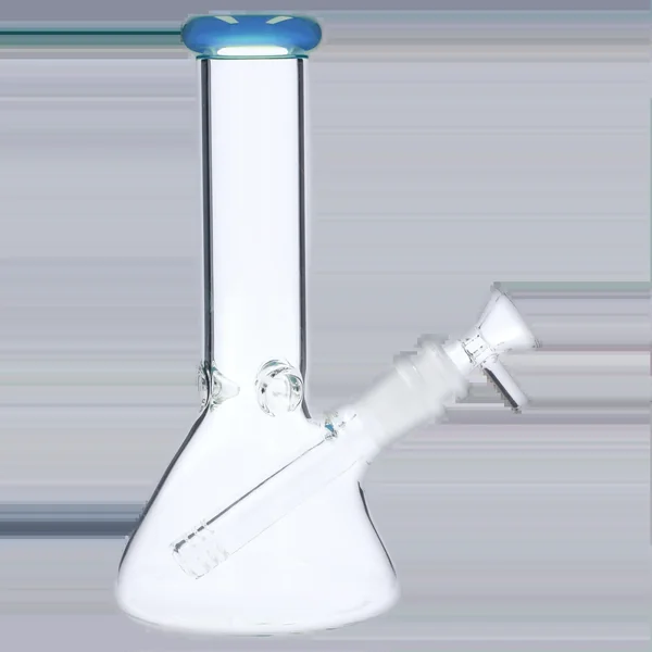 DankStop 4mm Beaker with Colored Mouthpiece - 8 in. - Image 21