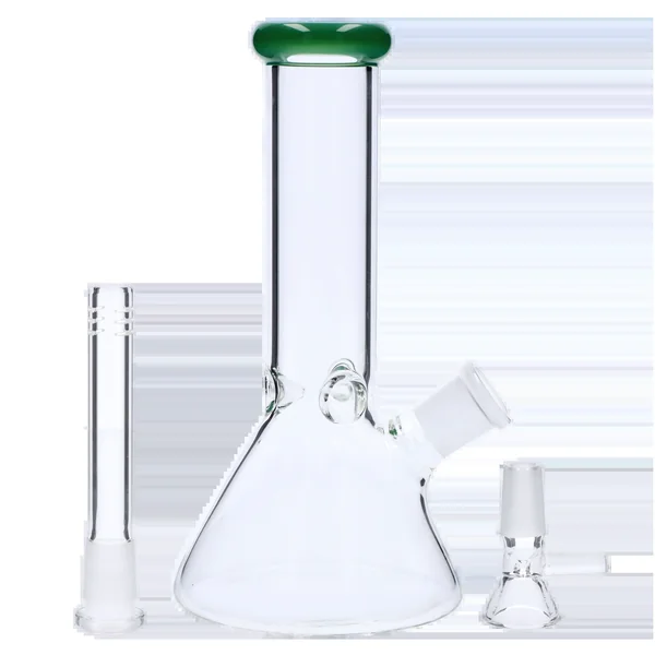 DankStop 4mm Beaker with Colored Mouthpiece - 8 in. - Image 24