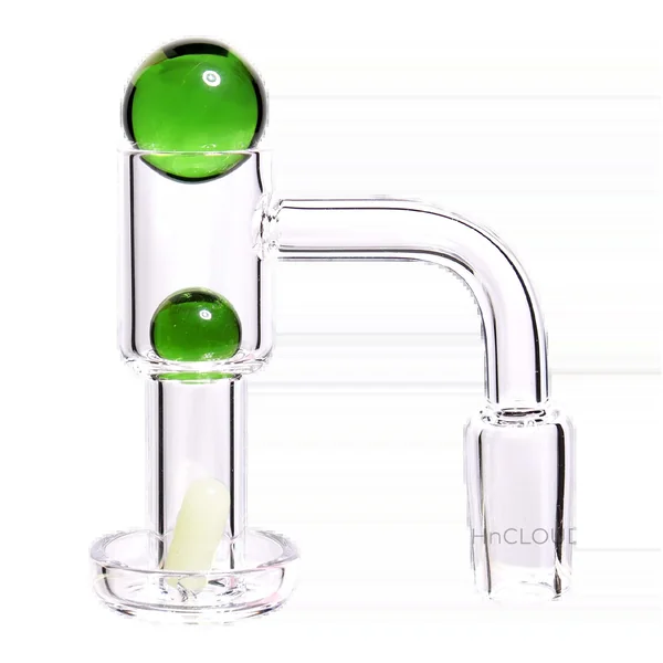 DankStop Banger Set with Color Terp Beads - 90 degree - Male 14mm - Image 2