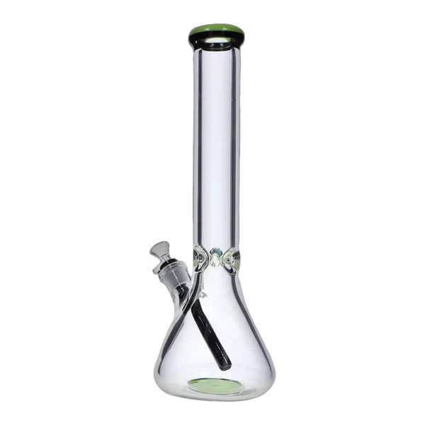DankStop Beaker with Color Ring Bong - 16 in. - Image 11