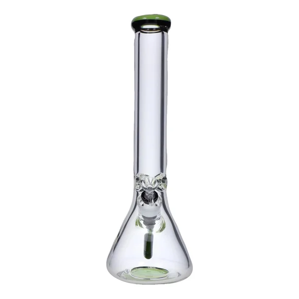 DankStop Beaker with Color Ring Bong - 16 in. - Image 12