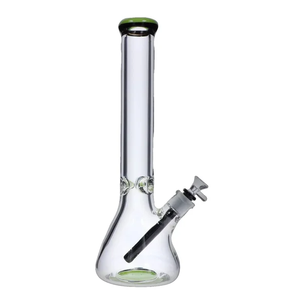 DankStop Beaker with Color Ring Bong - 16 in. - Image 13